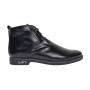 Ghete dama, negre, casual, din piele naturala - G01NBOXN